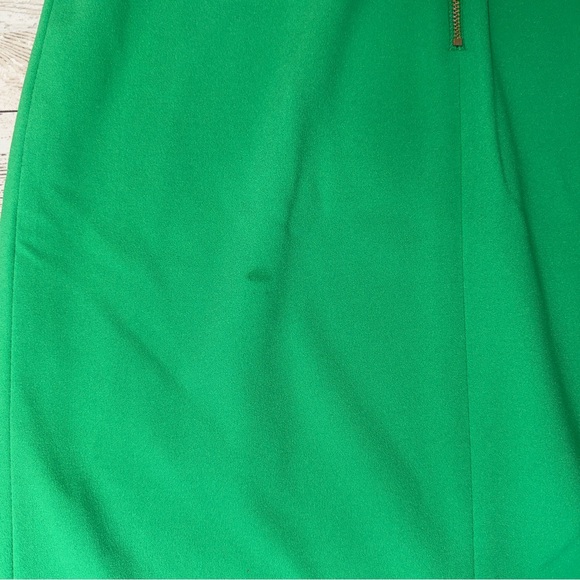 Tommy Hilfiger Green Sheath Dress Ruffle Sleeves Size 6 - Picture 8 of 10